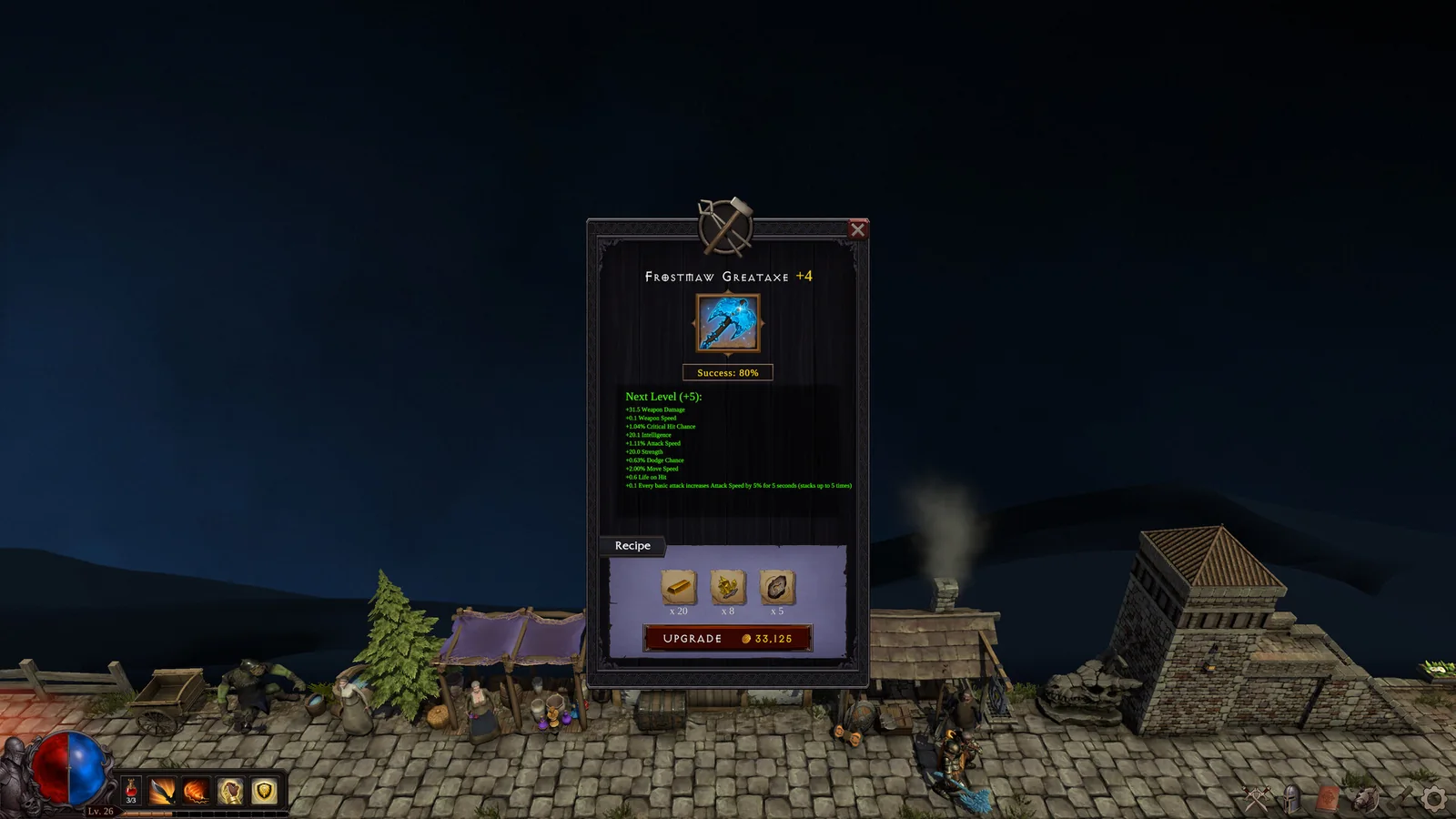 Guía de Jefes de Deskrawl: Cómo Derrotar al Jefe Final del Bosque Corrompido y Estrategias de Builds — captura de pantalla oficial de Deskrawl: Idle ARPG