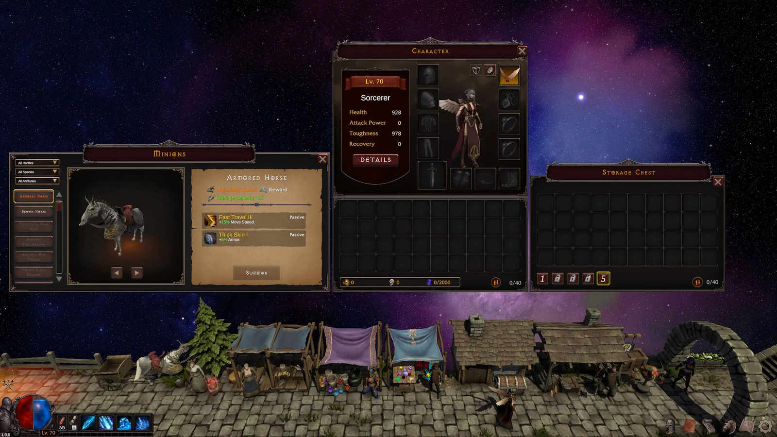 Impressões da Demo de Deskrawl: A Experiência Definitiva de ARPG Idle para o seu Desktop — captura de tela oficial de Deskrawl: Idle ARPG